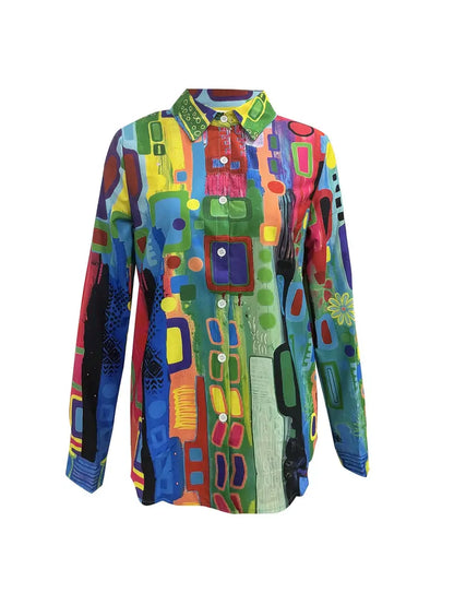 Charlie™ - Camisa Estampa Geométrica